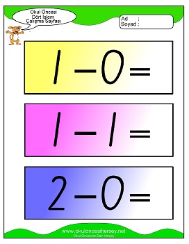 İşlemler yaprak test